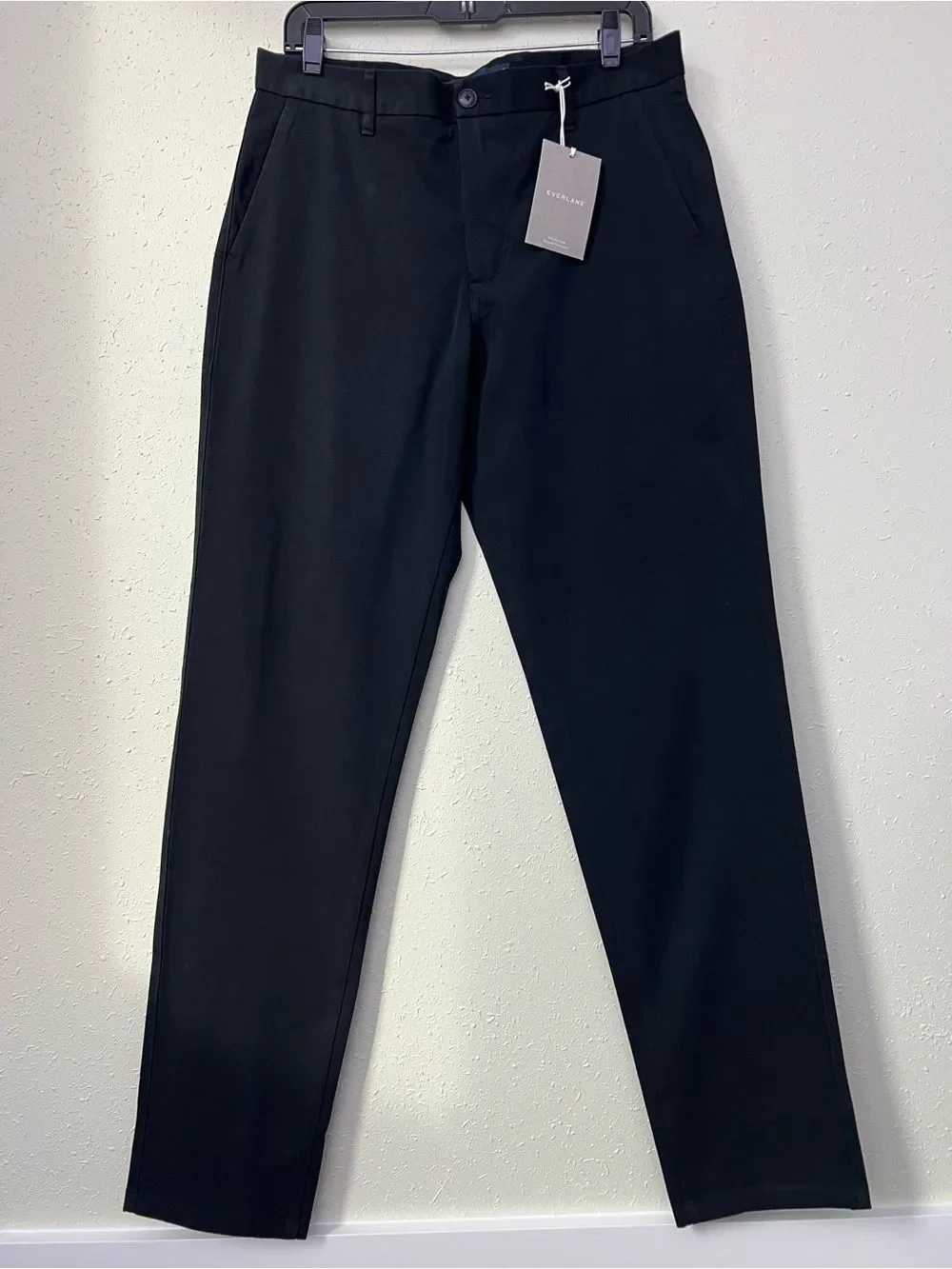 New Everlane THE PERFORMANCE CHINO Slim Fit in Black Size 33 X 34